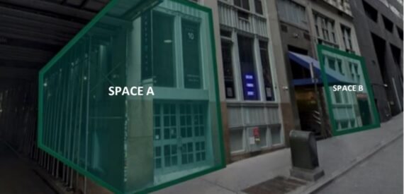 TWO Retail Spaces Available on 80 John Street (FiDi)