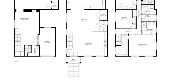 White Stone Home For Sale