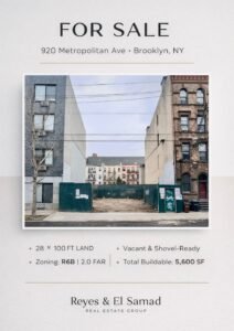 East Williamsburg Residential Development Site for Sale