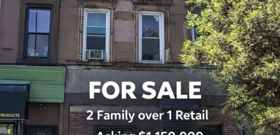Mixed-Use Opportunity: 2-Family Over Retail on Fulton St &amp; Rockaway Ave