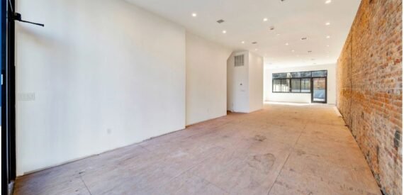1,200 SF Bed-Stuy Retail Space with Patio + Lower Level &amp; Outdoor Area