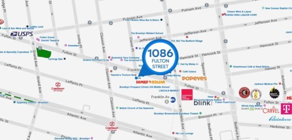 1,200 SF Bed-Stuy Retail Space with Patio + Lower Level &amp; Outdoor Area