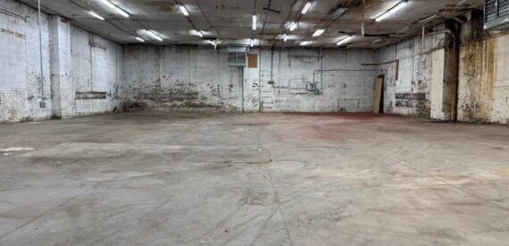 5,000 SF Column-Free Warehouse for Lease in Prime Clinton Hill/Bed-Stuy Location