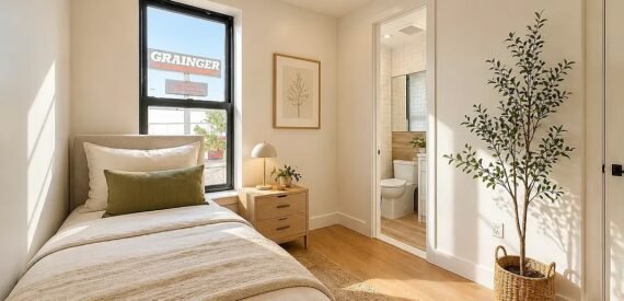 Spacious 3BR/3BA w/ Private Terrace &amp; Rooftop in Greenwood Heights, Brooklyn