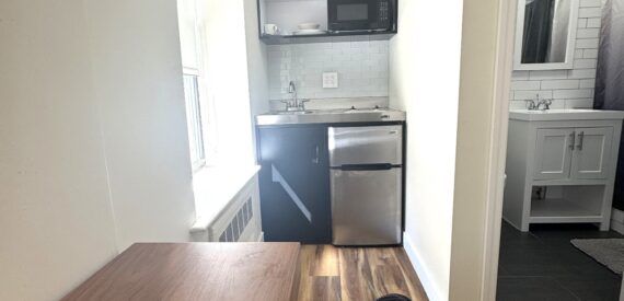 Spacious Furnished Studio Steps from Central Park West Near Columbia University
