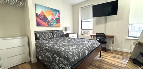 Spacious Furnished Studio Steps from Central Park West Near Columbia University