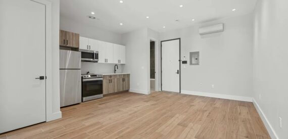 NO FEE! Spacious 2BR w/ In-Unit Laundry &amp; Private Balcony at 1120 Rogers Ave, Brooklyn