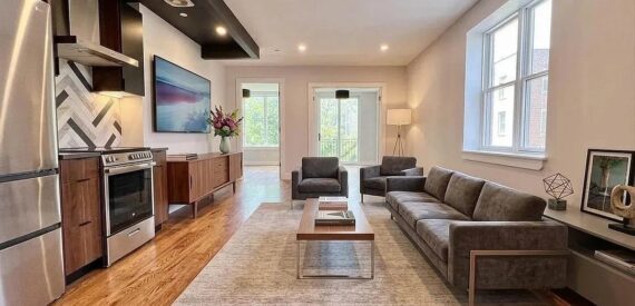 Bright 2BR w/ Balcony in Luxury Ditmas Park Elevator Building – No Fee!