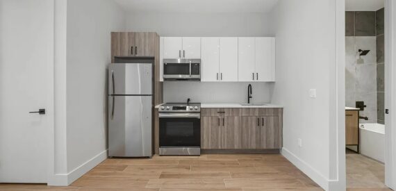 NO FEE! Spacious 2BR w/ In-Unit Laundry &amp; Private Balcony at 1120 Rogers Ave, Brooklyn