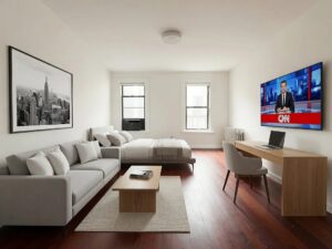 Modern Sunlit Studio in the Heart of Lower East Side – No Broker Fee!