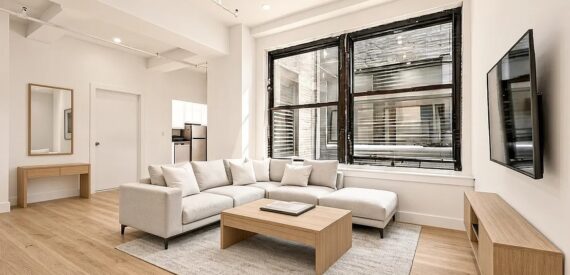 Beautiful brand new loft in Midtown South , super high ceilings , huge windows lots of natural light !!!