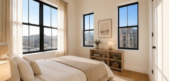 NO FEE! Spacious 3BR/2BA w/ Private Terrace, Roof Access &amp; Central A/C in Crown Heights