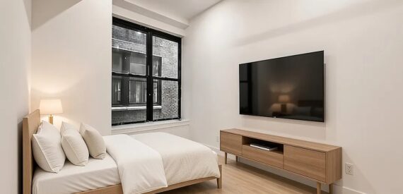 Beautiful brand new loft in Midtown South , super high ceilings , huge windows lots of natural light !!!