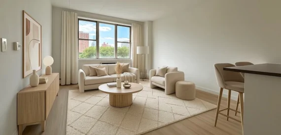 No Fee Amazing Large One bedroom apartment ~ Elevator~Gym~East Village location