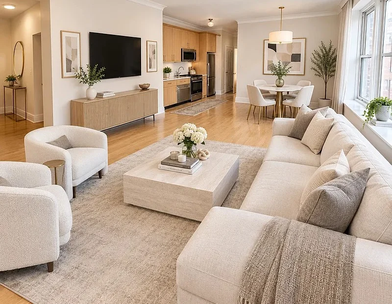 Amazing 1 Bedroom Apartment in a Charming Greenwich Building Elevator Laundry